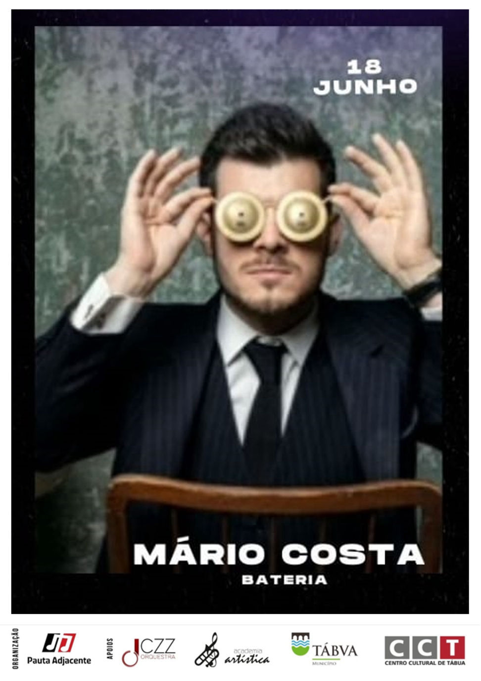 Cartaz - Foto - Evento - Bateria Mario Costa